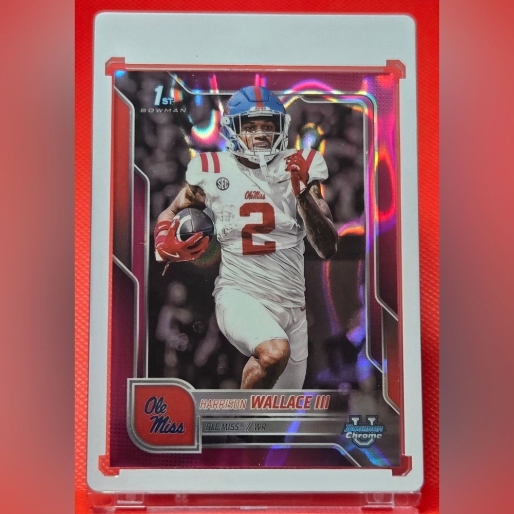 2025 Bowman Chrome University : PINK LAVA HARRISON WALLACE III